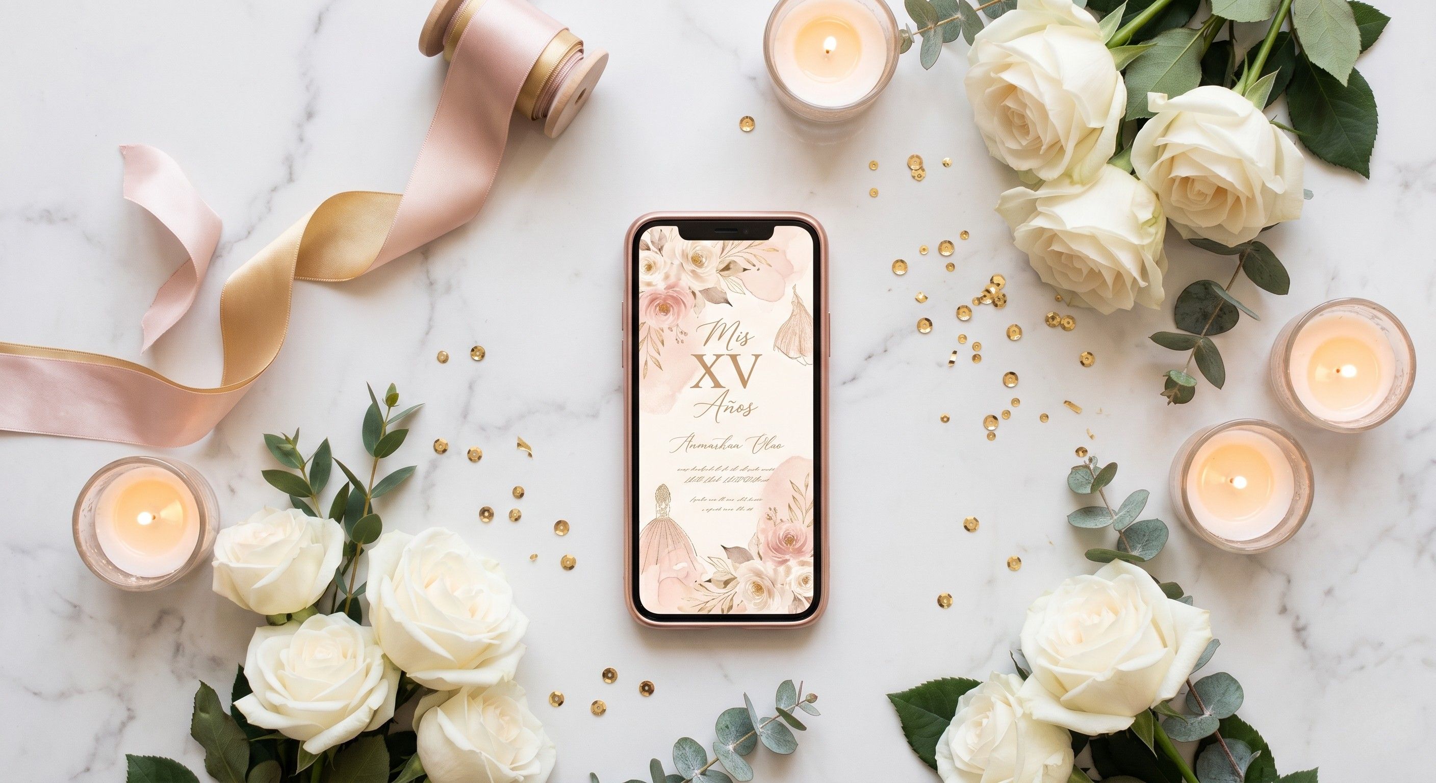 Ejemplo de invitación digital Festejar.mx